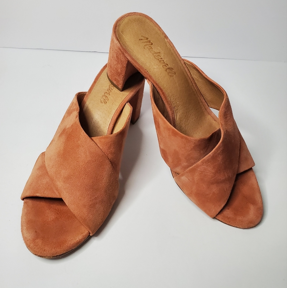Madewell Greer Mules Warm Nutmeg